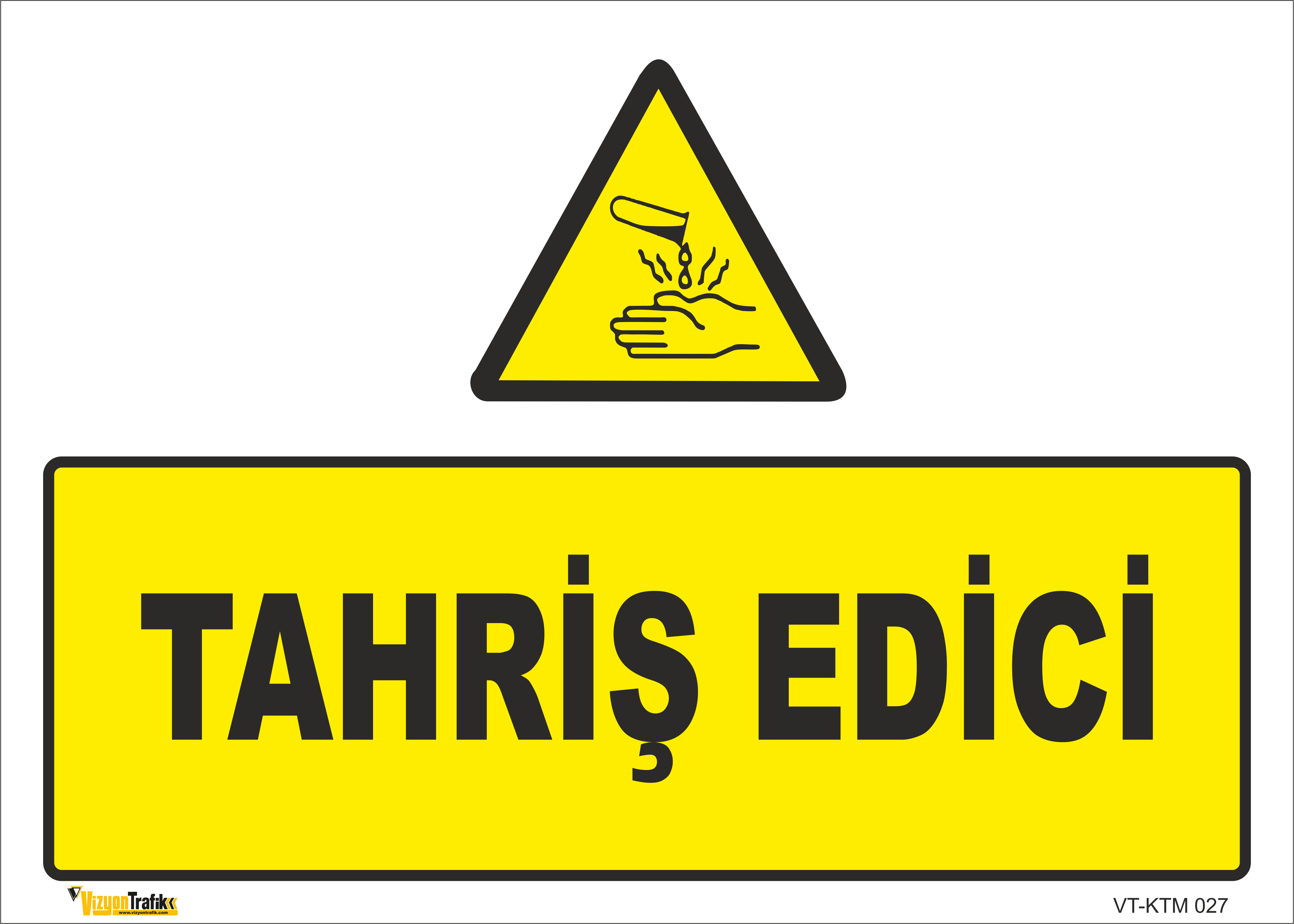 TAHRİŞ EDİCİ LEVHASI